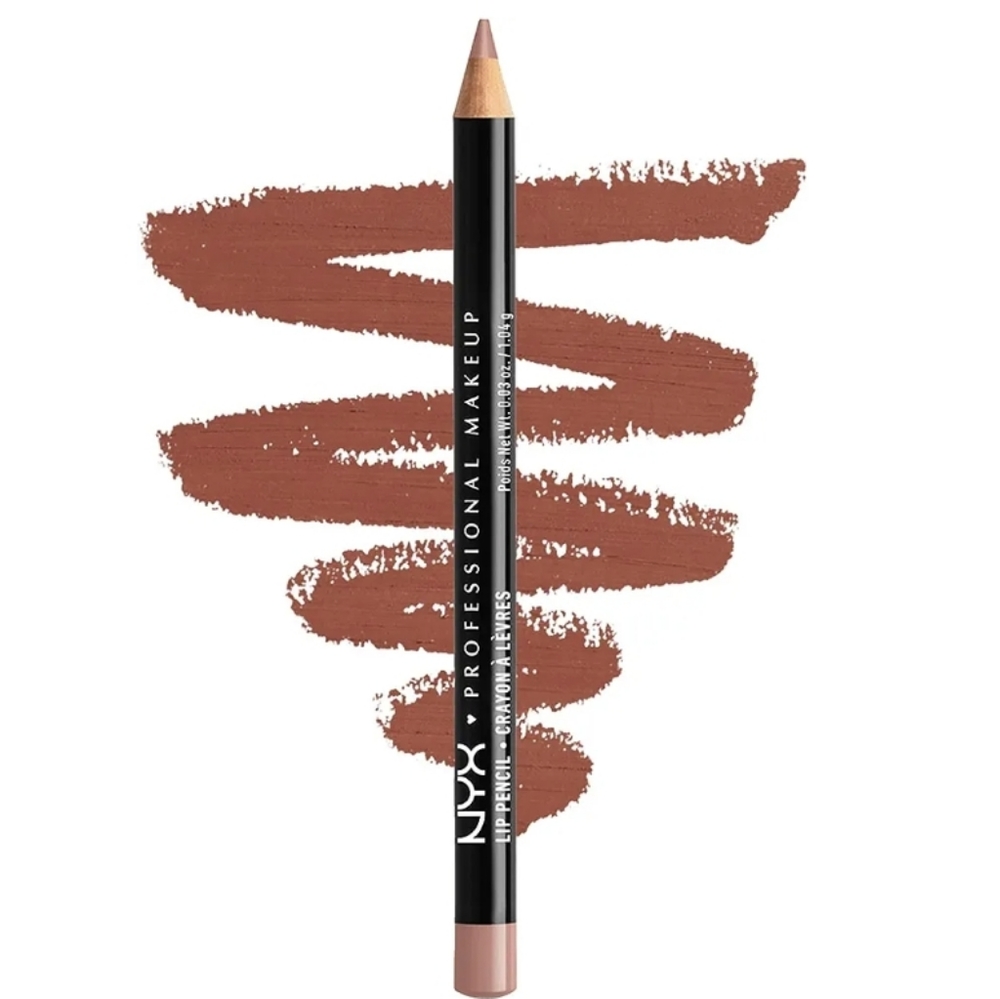 NYX SLIM LIP PENCIL CREAMY LONG-LASTING LIP LINER.